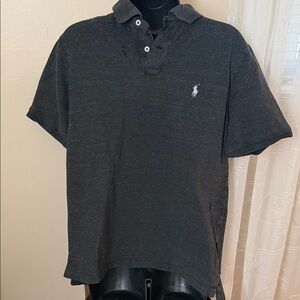 Ralph Lauren Men's Charcoal Polo Shirt